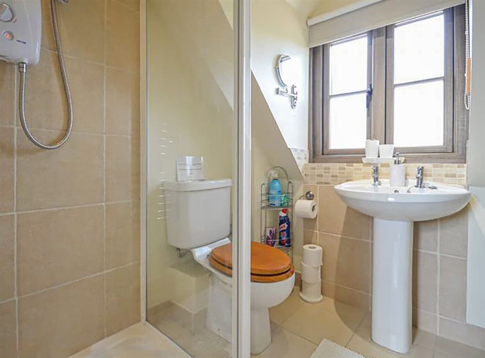Bathroom at Little Lock Cottage in Partridge Green, West Sussex