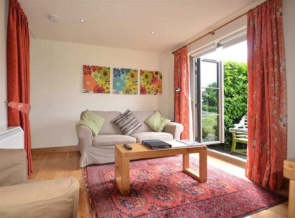 Living area at Little Lock Cottage in Partridge Green, West Sussex