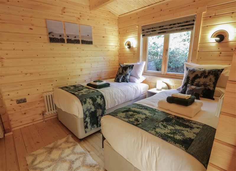 A bedroom in Little Lodge at Little Lodge, Balminnoch near Glenluce