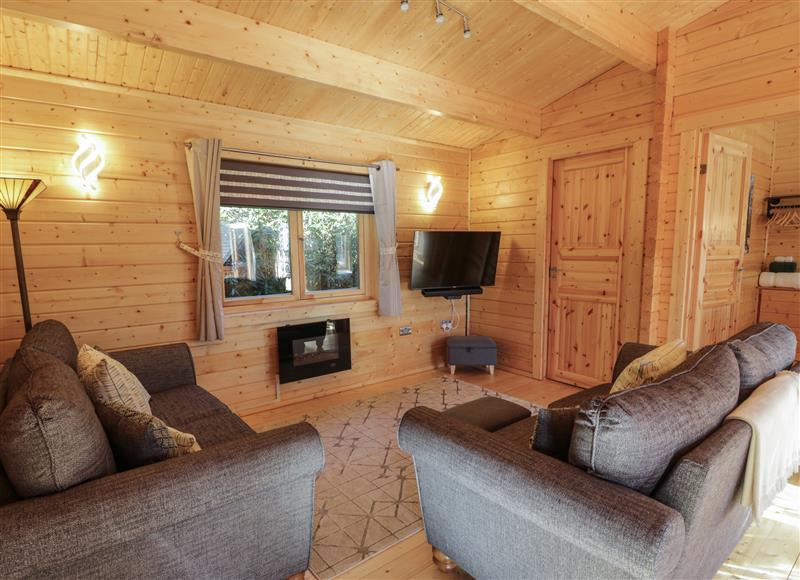 Relax in the living area at Little Lodge, Balminnoch near Glenluce