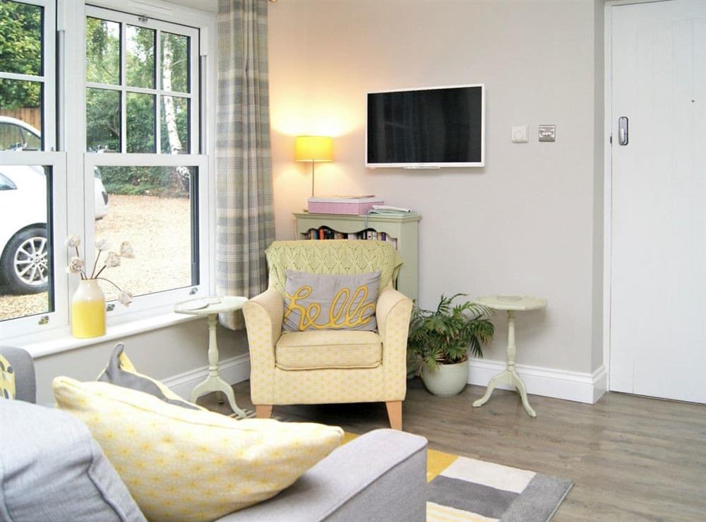 Welcoming living area at Little Lodge in West Mersea, near Colchester, Essex