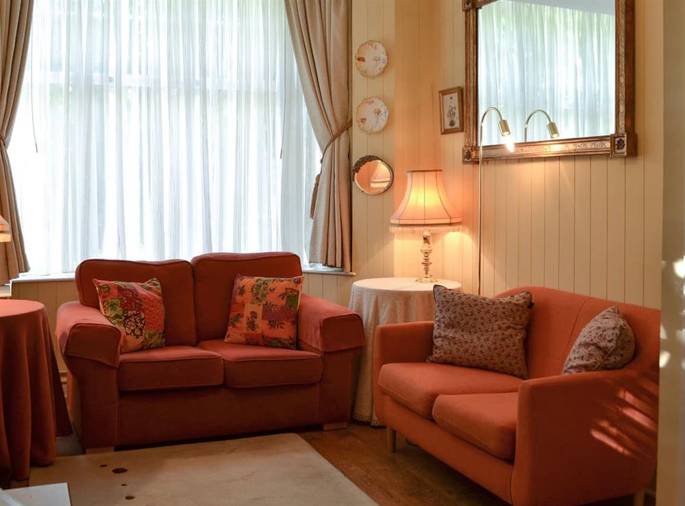Cosy living room at Little London House in Ninfield, near Battle, East Sussex
