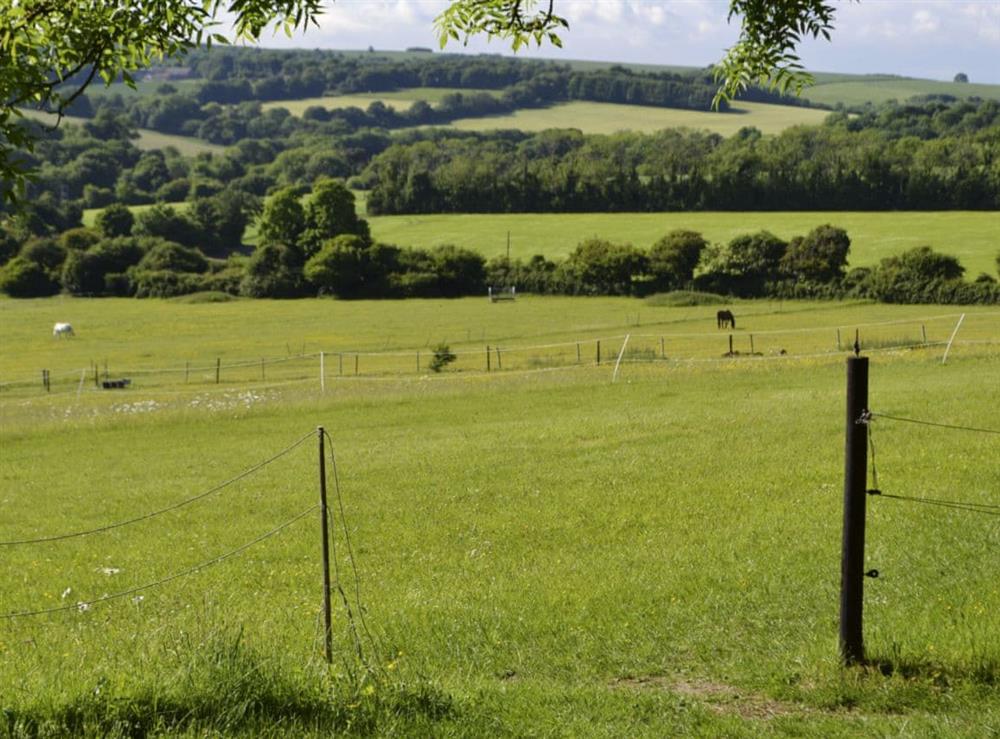 Wonderful views across South Downs at Little Longmead in Findon, near Worthing, West Sussex
