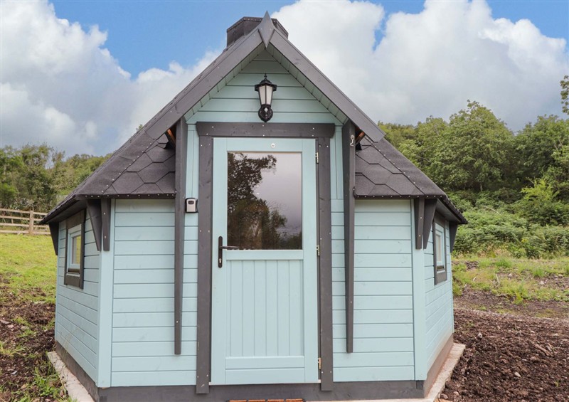 The setting of Little Luxe Lodges 1 at Little Luxe Lodges 1, Balmacara near Kyle of Lochalsh