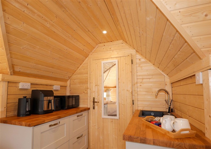 This is the kitchen (photo 2) at Little Luxe Lodges 1, Balmacara near Kyle of Lochalsh