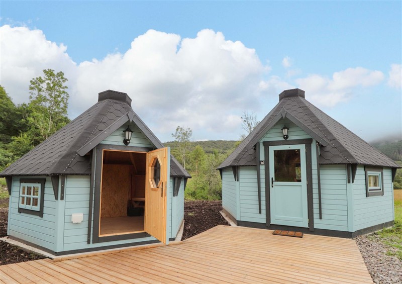 Outside at Little Luxe Lodges 2, Balmacara near Kyle of Lochalsh