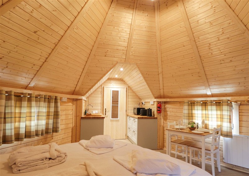 This is the setting of Little Luxe Lodges 2 at Little Luxe Lodges 2, Balmacara near Kyle of Lochalsh