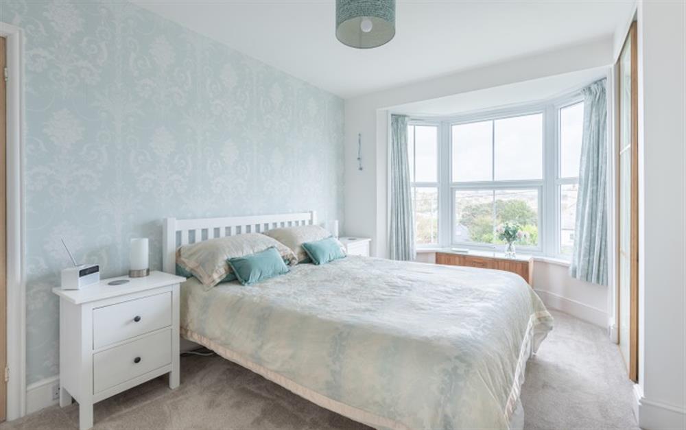 Master bedroom at Little Lynstone in Bude