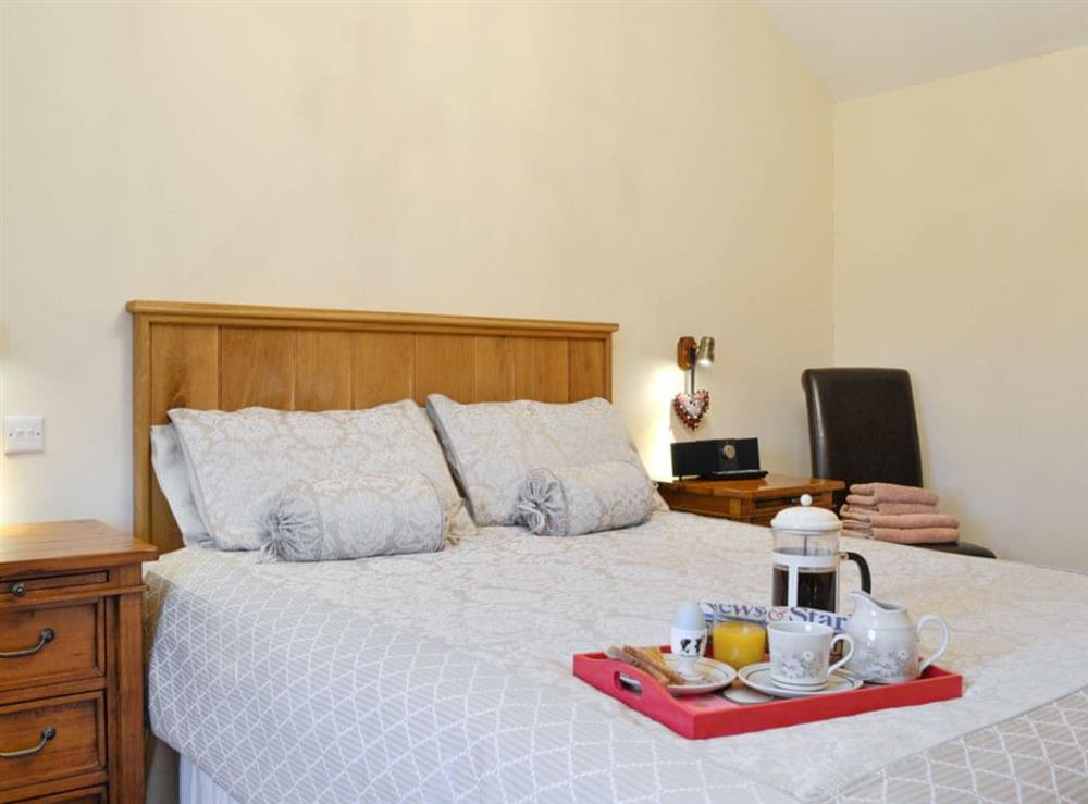 Peaceful double bedroom at Little Meadow in Dearham, near Maryport, Cumbria