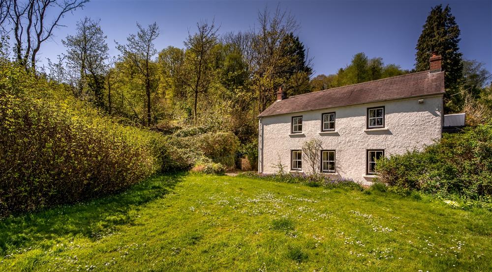 The exterior of Little Milford Farmhouse, Pembrokeshire at Little Milford Farmhouse in Haverfordwest, Pembrokeshire