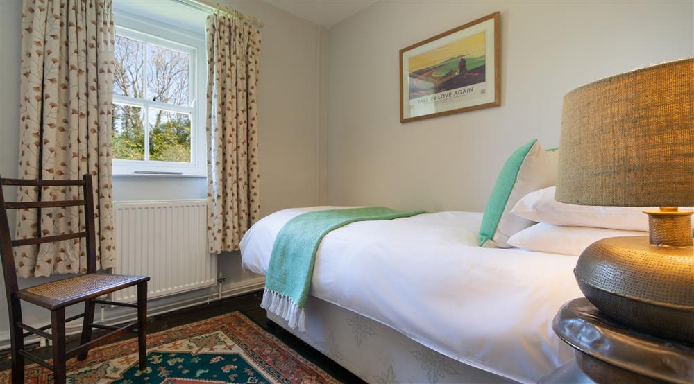The single bedroom at Little Milford Farmhouse in Haverfordwest, Pembrokeshire