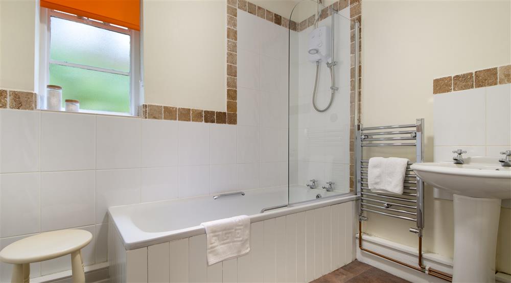 The bathroom at Little Milford Lodge in Haverfordwest, Pembrokeshire