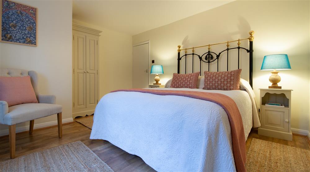 The double bedroom at Little Milford Lodge in Haverfordwest, Pembrokeshire