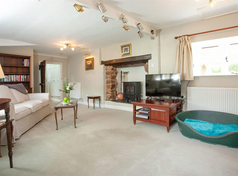 Living room at Little Millhayes in Upexe, near Exeter, Devon