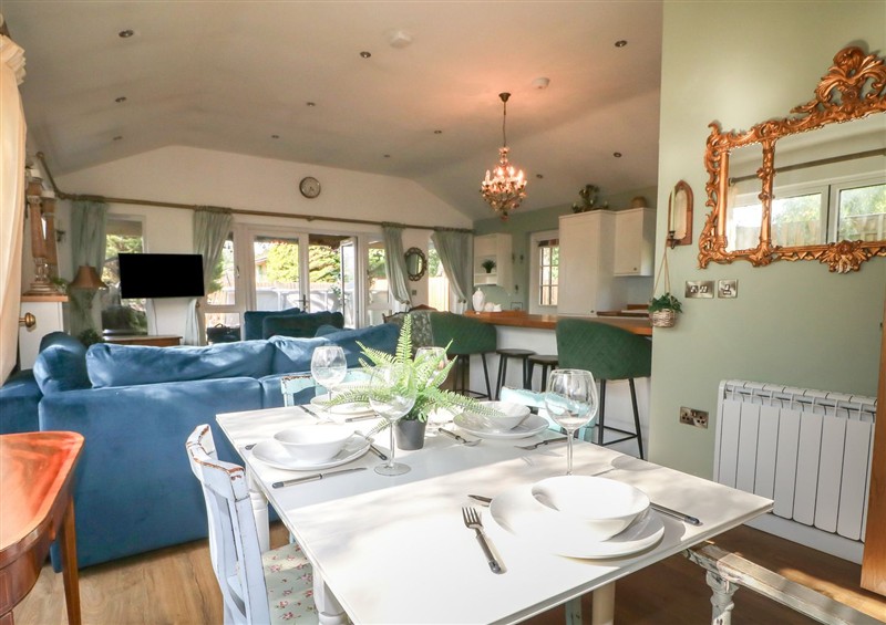 The living room at Little Nest, Medstead