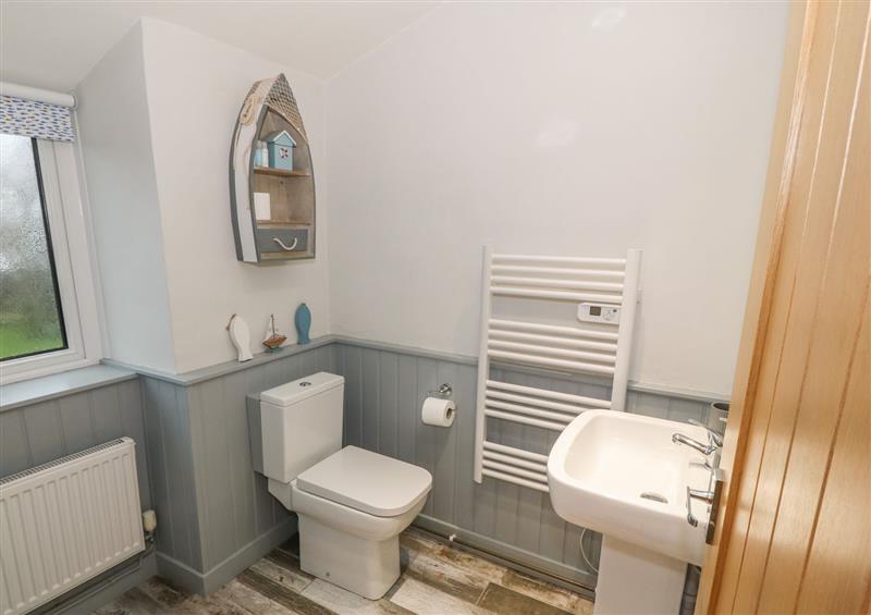 This is the bathroom at Little Netherleigh, Four Mile Bridge near Trearddur Bay
