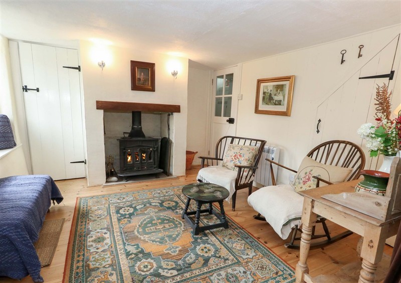 The living room at Little Orchard, Chard