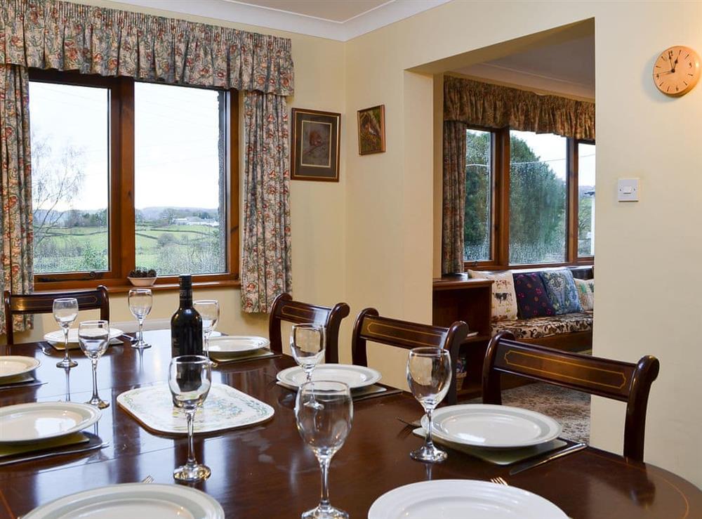 Dining room at Little Orchard in Crosthwaite, near Kendal, Cumbria