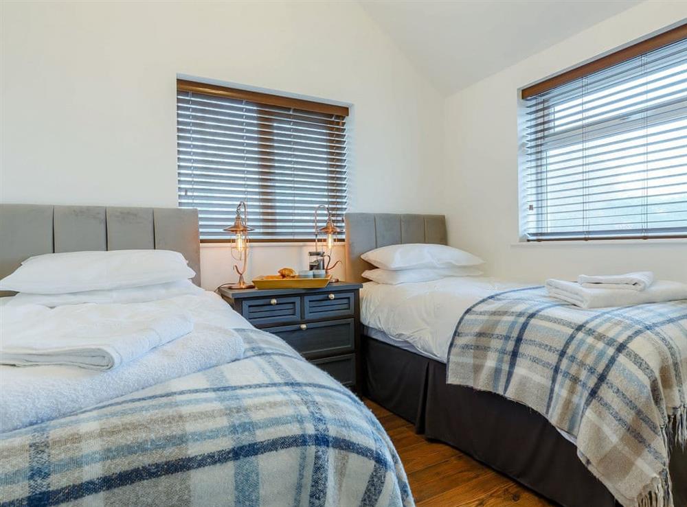 Twin bedroom at Little Orchard in Worlington, near Bury St Edmunds, Suffolk