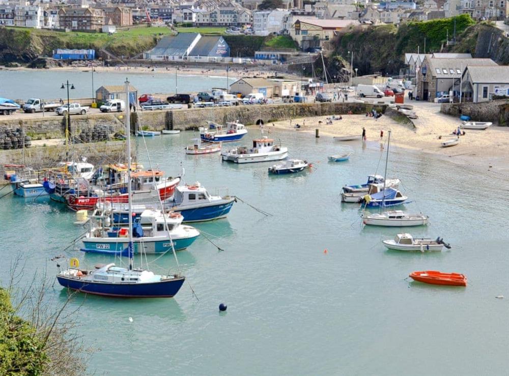 Newquay harbour at Little Owl Lodge in St Columb, near Newquay, Cornwall