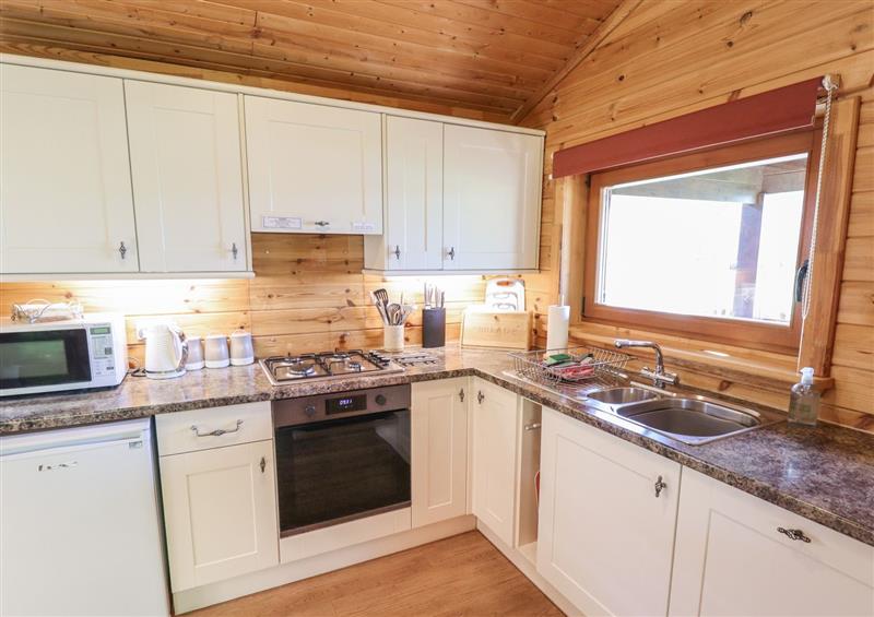 Kitchen at Little Owl Lodge, Stainfield near Bardney