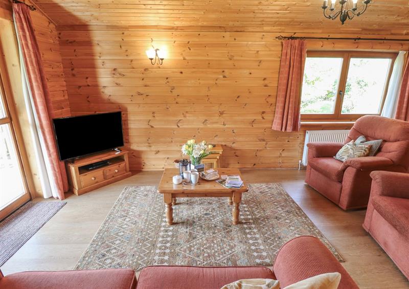 Relax in the living area at Little Owl Lodge, Stainfield near Bardney