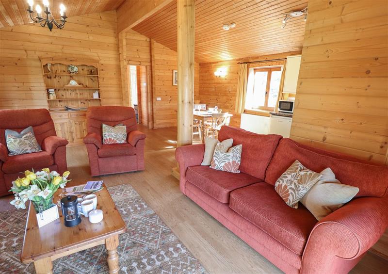 This is the living room at Little Owl Lodge, Stainfield near Bardney