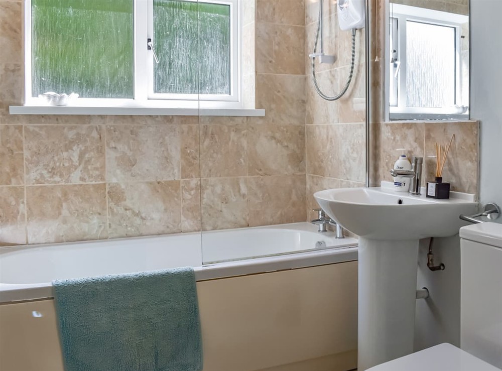 Bathroom at Little Palms in Bude, Cornwall