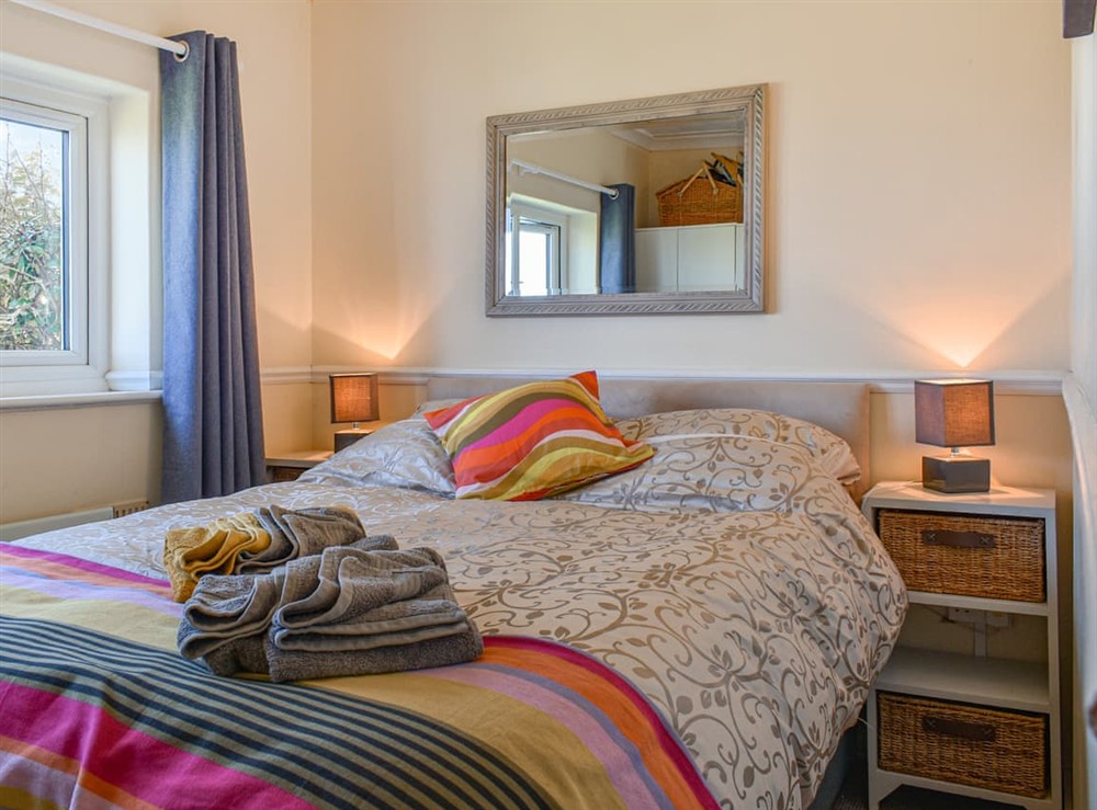 Double bedroom at Little Palms in Bude, Cornwall