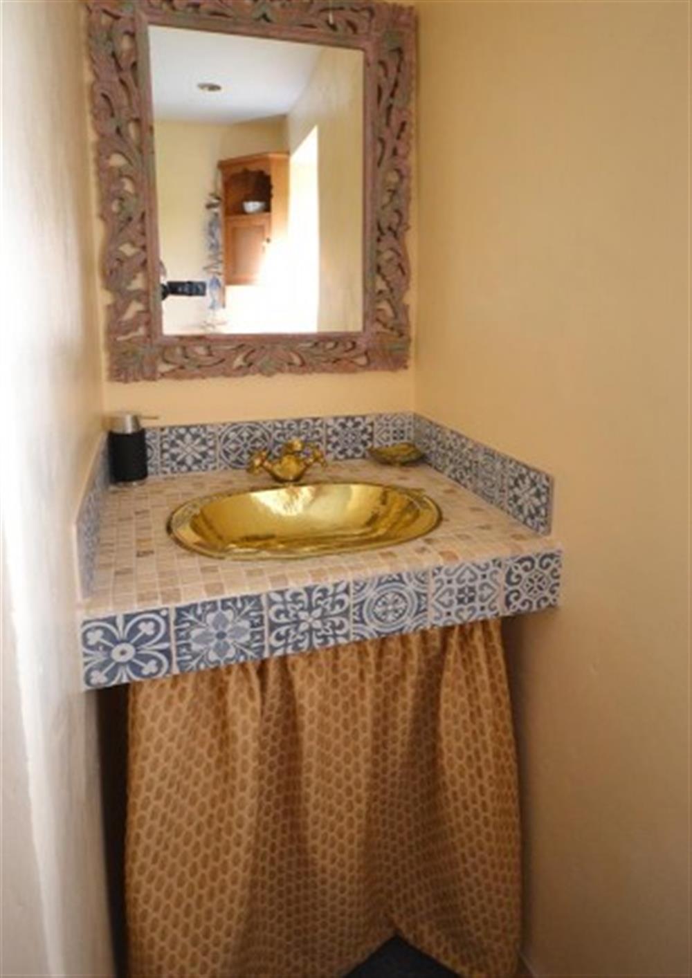 There are features of interest like this Moroccan sink