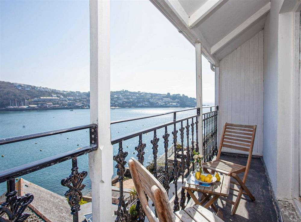 Balcony at Little Quoin in Fowey, Cornwall