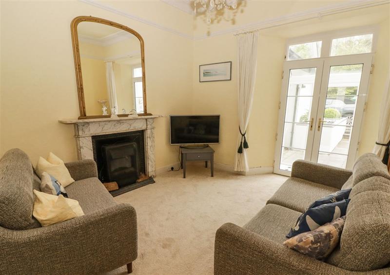 The living area at Little Rosemount, Tenby