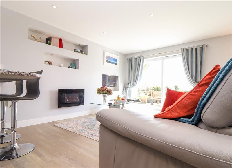 This is the living room at Little Roskrow, Penryn near Falmouth