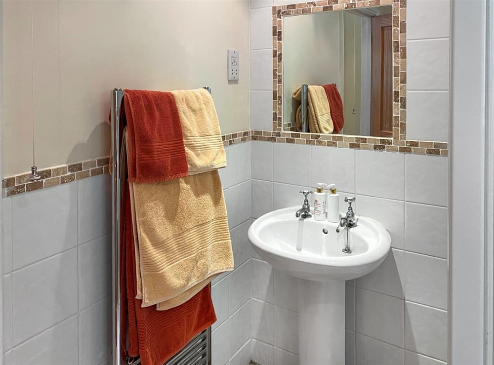 Bathroom at Little Roskymer in The Lizard Peninsula, Cornwall