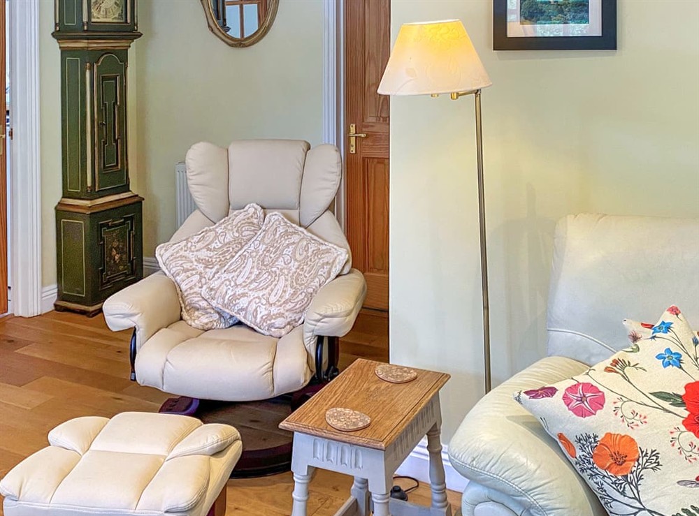 Living area at Little Roskymer in The Lizard Peninsula, Cornwall
