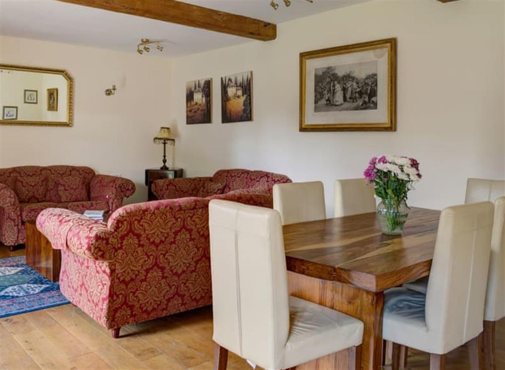 Living room/dining room at Little Saxon Barn in Nr Stroud, Gloucestershire