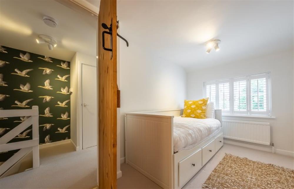 Bedroom two with 3’ single bed at Little Star Cottage, East Rudham near Kings Lynn