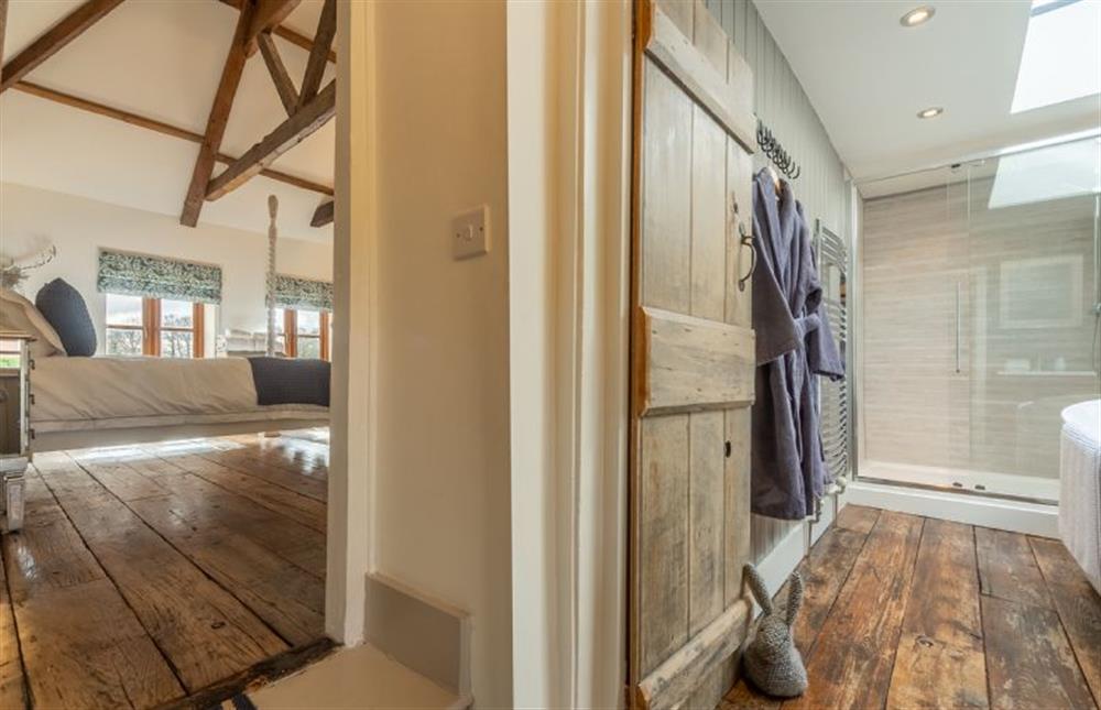 First floor landing:  With doors to bedroom and bathroom at Little Star, Ringstead near Hunstanton