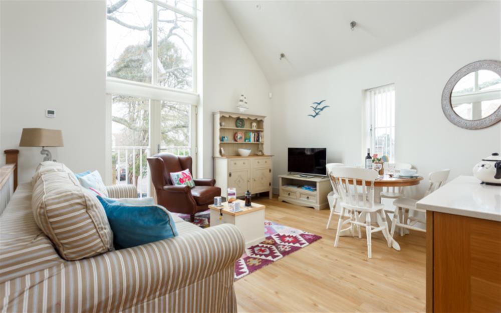 Relax in the living area at Little Tern, 1 Heathcote Mews in Lymington