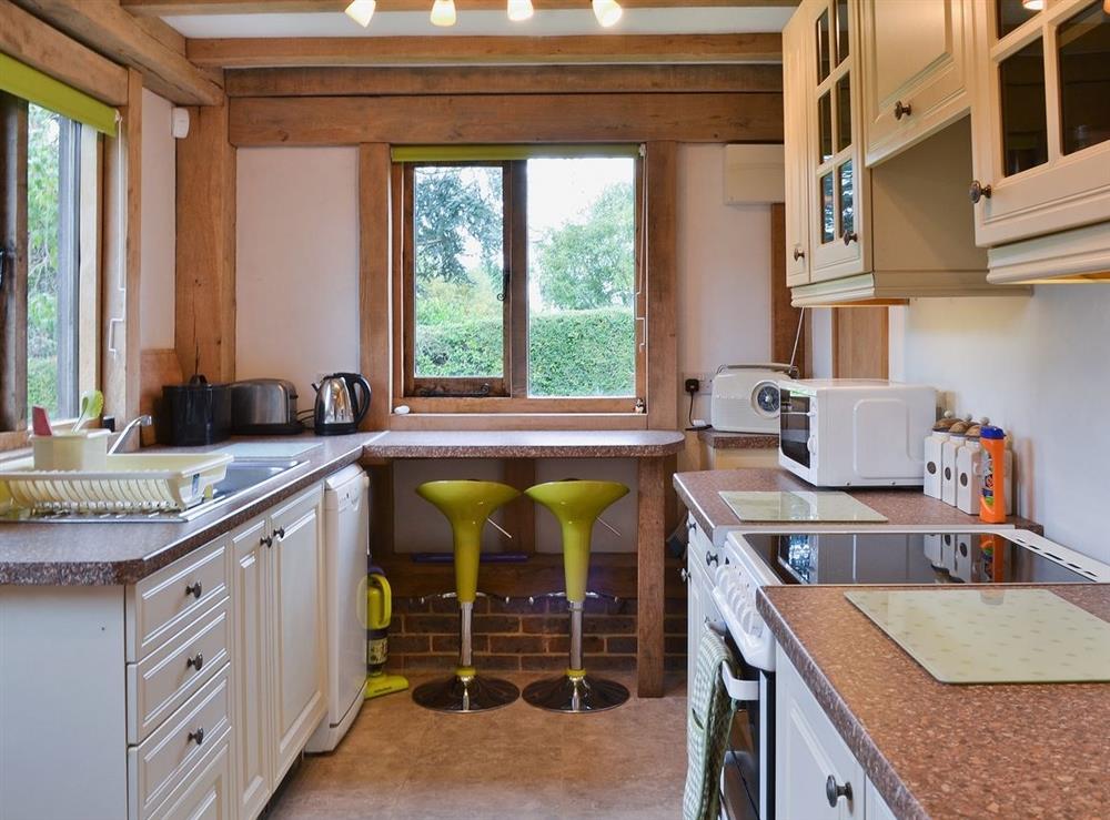 Kitchen at Little Timbers in Small Dole, near Henfield, West Sussex