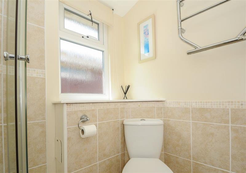 This is the bathroom at Little Trebah, Atlantic Bays Holiday Park near St Merryn