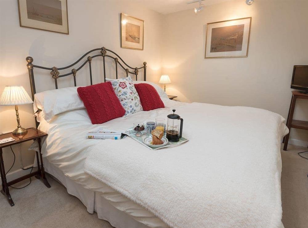 Double bedroom at Little Trout in Nether Wallop, near Stockbridge, Hampshire