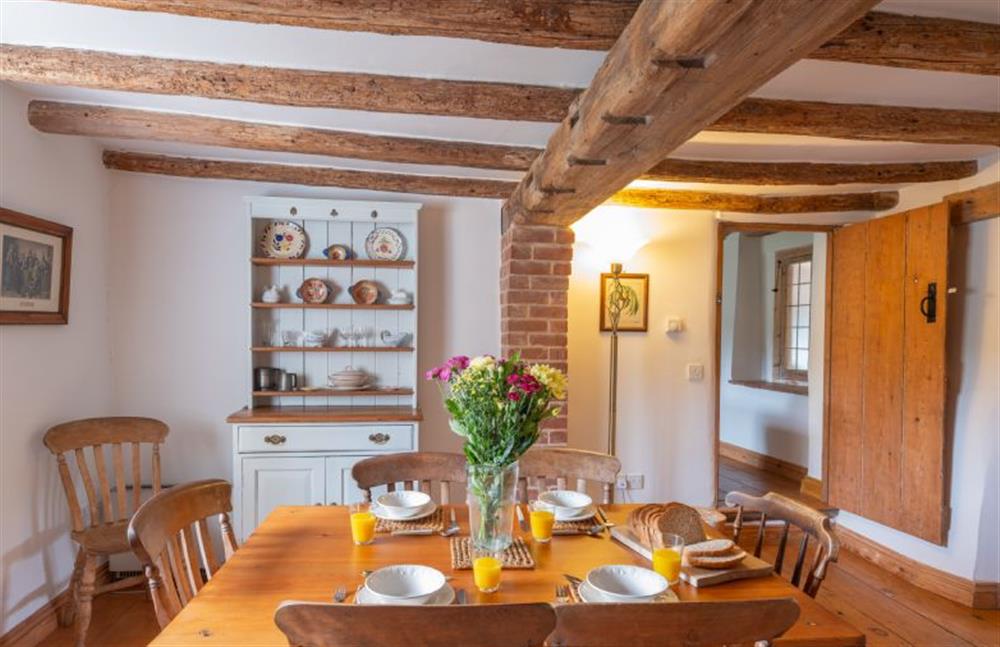 Ground floor: The dining room leads to the sitting room at Little Wells, North Creake near Fakenham