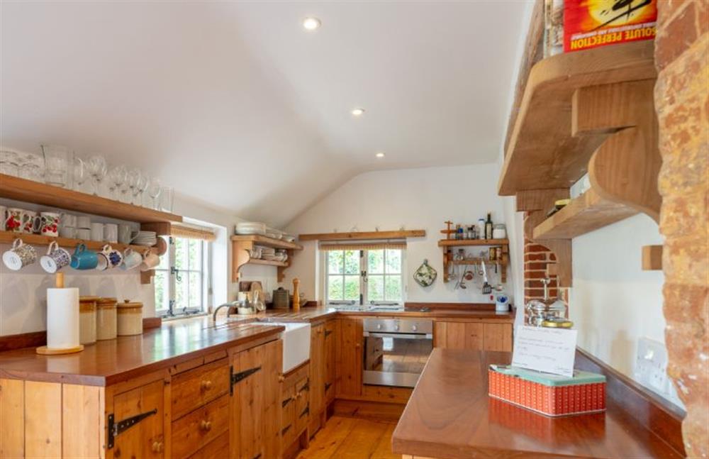 Ground floor: The kitchen is well equipped at Little Wells, North Creake near Fakenham
