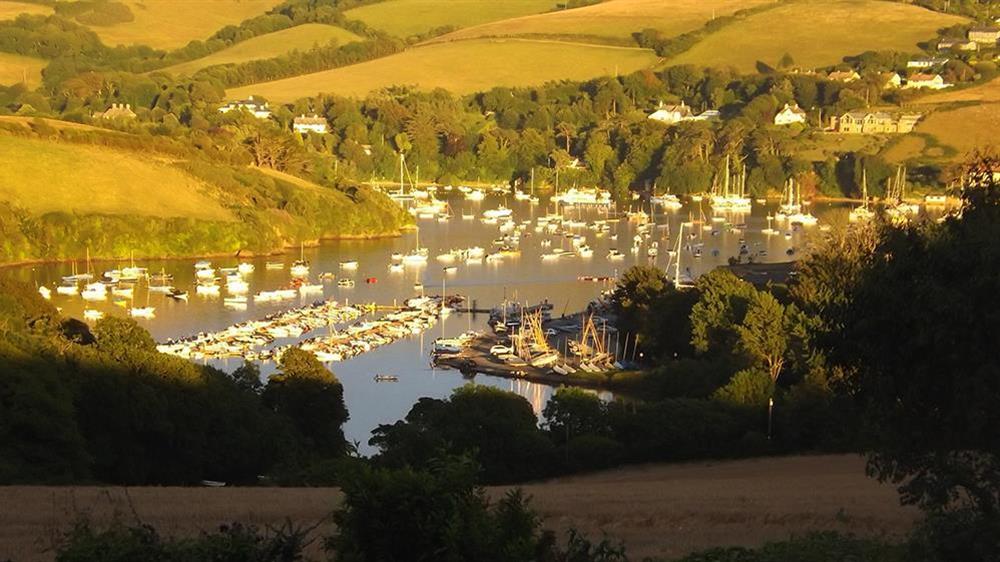 Sunset over Salcombe at Little Weststowe in Lower Batson, Salcombe