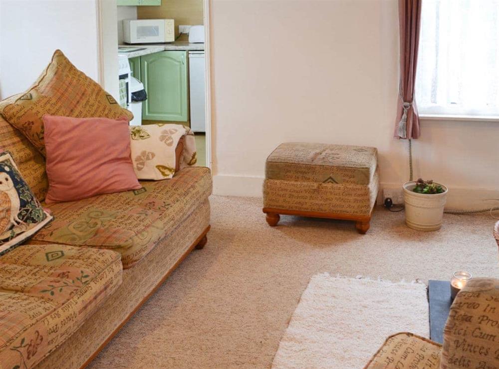 Comfortable and cosy living area at Little Whiteleigh in Whitstone, near Bude, Cornwall