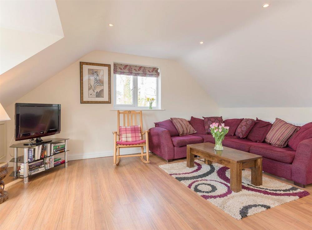 Welcoming living area at Little Woodlands in Alnmouth, near Alnwick, Northumberland