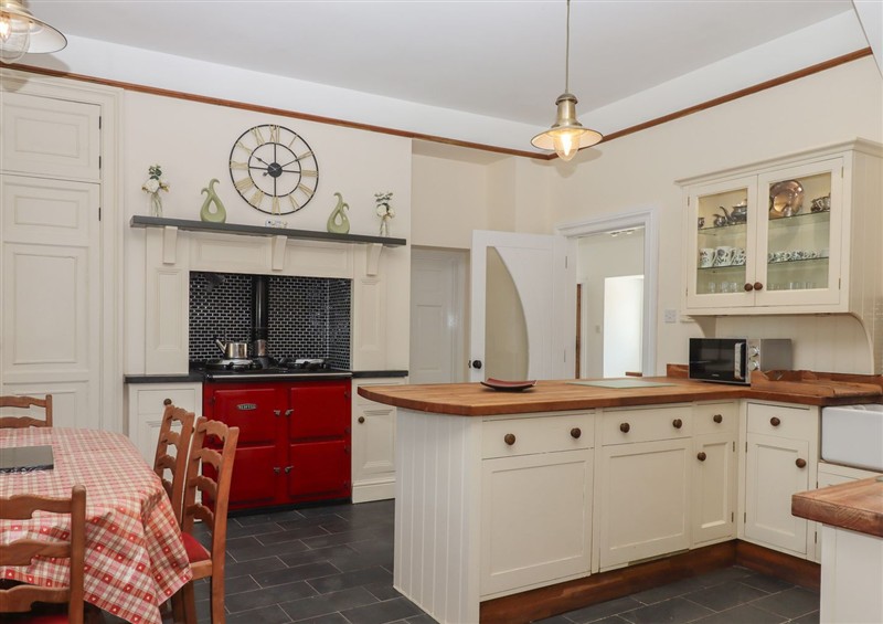 This is the kitchen at Littleham Court Manor, Littleham near Bideford