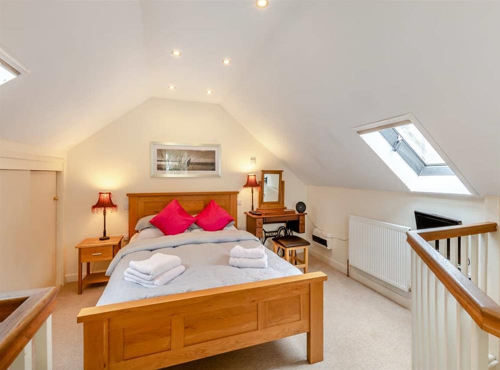 Double bedroom at Littlemoor Barn in Cloughton, near Scarborough, North Yorkshire