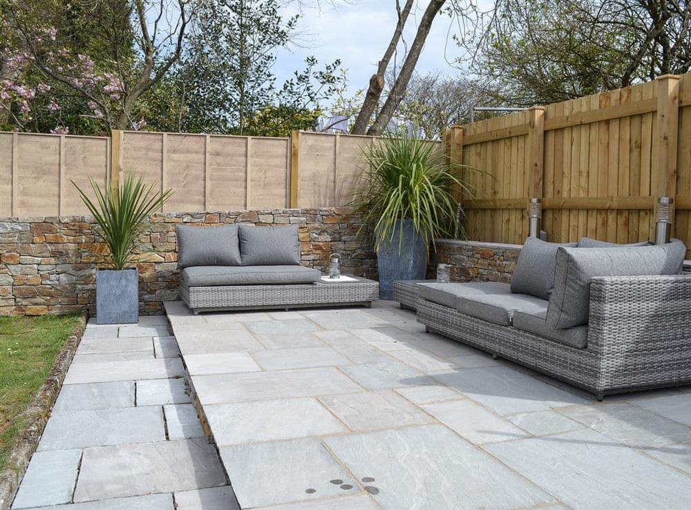Outdoor area with hot tub (photo 2) at Littlewood in Newquay, Cornwall